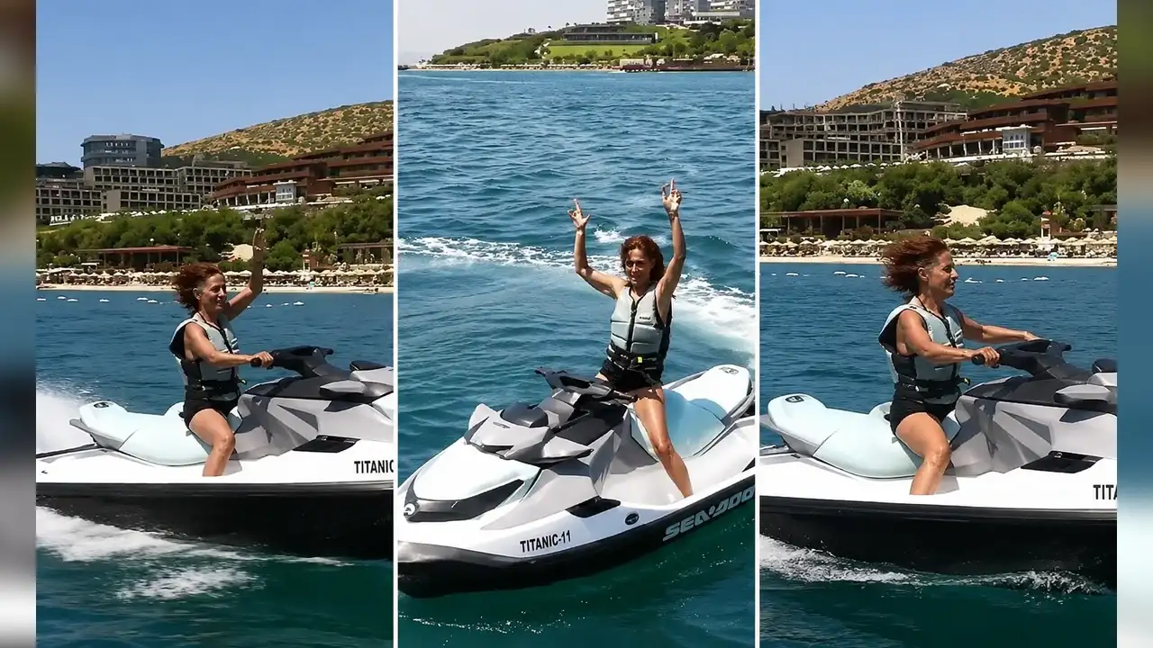 Yıldız Tilbe jet ski ile denize açıldı: Görüntülere “Yapay zekâ mı?” yorumları geldi